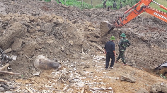 Lực lượng cứu hộ đã tìm thấy 8 thi thể vụ sạt lở đất tại Hòa Bình