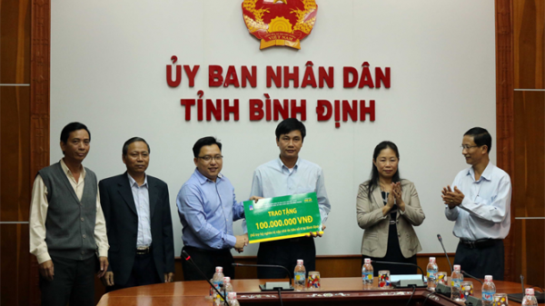 PVFCCo Central hỗ trợ các hộ nghèo bị sập nhà do bão số 4 tại tỉnh Bình Định