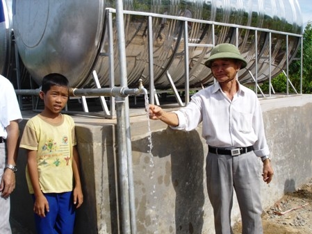 Cam Lộ: Gần 95% hộ dân dùng nước hợp vệ sinh