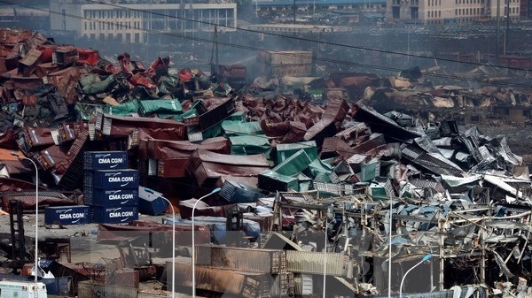 Số người thiệt mạng trong vụ nổ ở Thiên Tân tiếp tục tăng