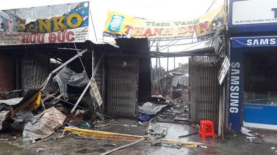 Kiên Giang: Cháy chợ Thứ Bảy, 3 người tử vong