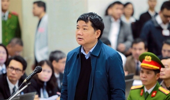 Bị cáo Đinh La Thăng lãnh thêm 18 năm tù, phải bồi thường 600 tỷ đồng