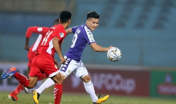 Quang Hải mờ nhạt, Hà Nội FC có 1 điểm trước Tampines Rovers
