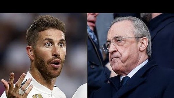Sergio Ramos cãi nhau với Chủ tịch Florentino Perez, Real Madrid sắp loạn
