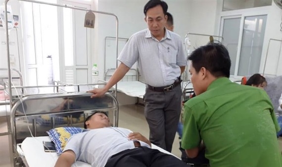 TT- Huế: Đang tác nghiệp bị hành hung, phóng viên nhập viện