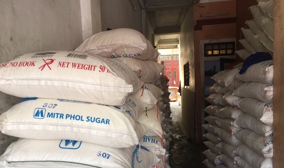 Bắt giữ 1,5 tấn đường kính Thái Lan nhập lậu