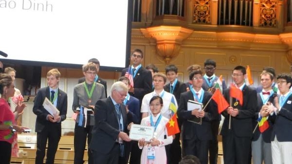 Nữ sinh Nam Định đoạt giải đặc biệt tại kỳ thi Olympic Vật lý quốc tế