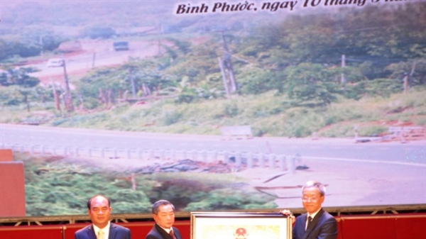 Bình Phước đón nhận Bằng công nhận Di tích lịch sử Quốc gia đặc biệt