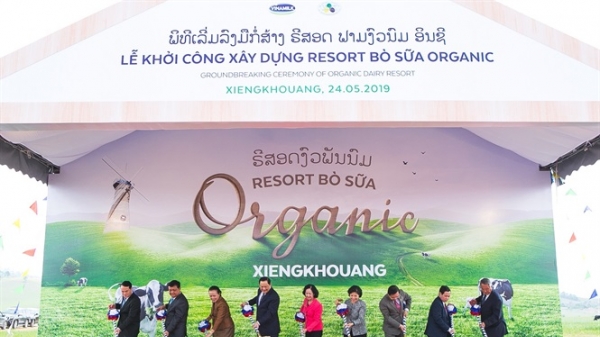 Vinamilk xây tổ hợp 'resort' bò sữa Organic 5.000ha tại Lào