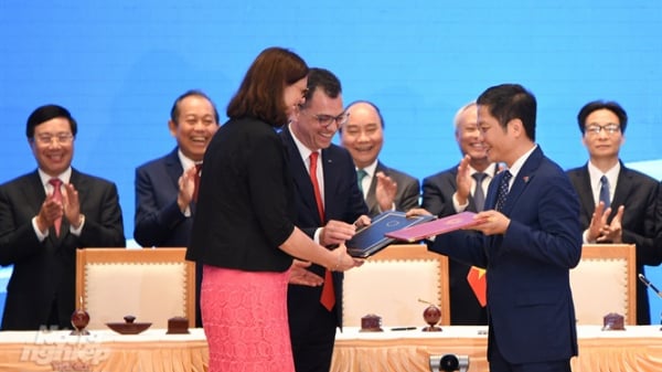 Toàn cảnh lễ ký các Hiệp định tự do thương mại và bảo hộ đầu tư giữa Việt Nam - EU