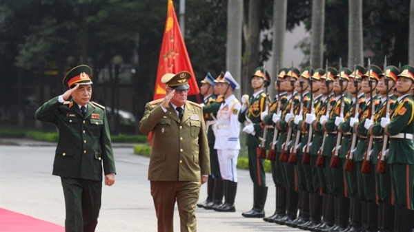 Tổng tham mưu trưởng các lực lượng vũ trang Cuba thăm Việt Nam
