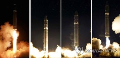 Triều Tiên công bố hình ảnh tên lửa tối tân vừa phóng