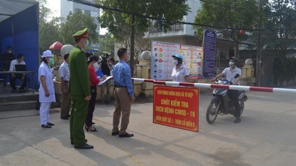 Thiết lập vùng cách ly y tế 2 cụm dân cư ở thị xã Kinh Môn
