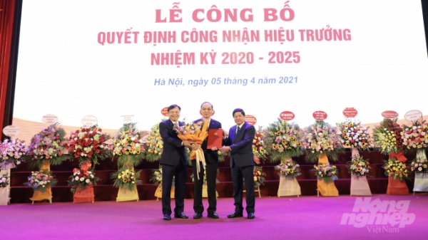 Ông Trịnh Minh Thụ tiếp tục được bổ nhiệm làm Hiệu trưởng Đại học Thủy lợi