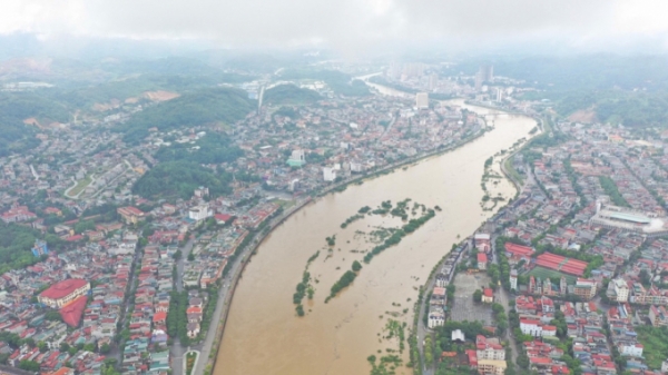 Trung Quốc xả lũ do mưa lớn, nước sông Hồng sẽ dâng cao