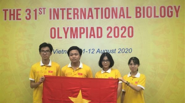 Olympic Sinh học quốc tế: 4/4 học sinh Việt Nam đoạt giải