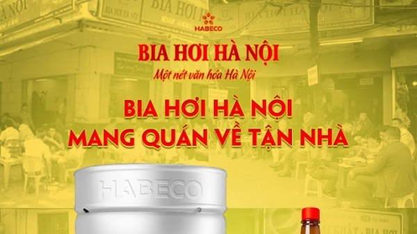 Bia hơi Hà Nội: Mang cả quán bia về nhà