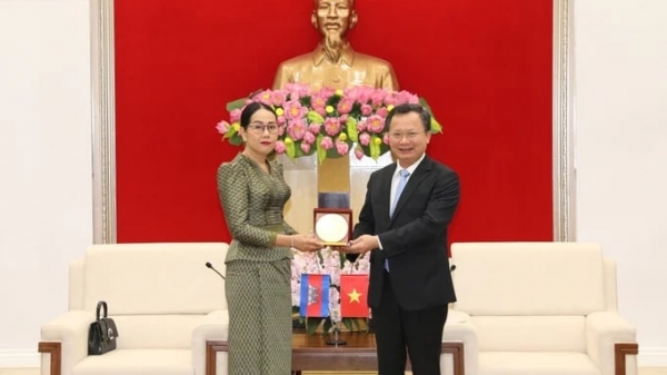 Quang Ninh greet the Cambodia Ministry of Inspection's delegation
