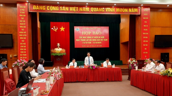Lễ kỷ niệm 90 năm ngày thành lập Hội Nông dân Việt Nam vào ngày 11/10