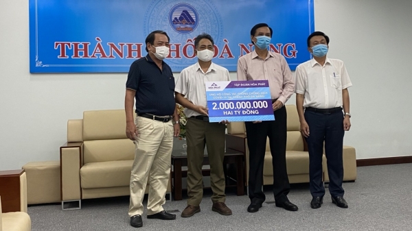 Tập đoàn Hòa Phát ủng hộ Quảng Bình, Quảng Trị 4 tỷ đồng