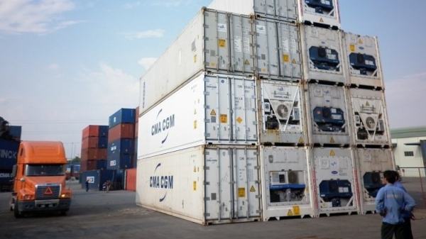 Giá container lạnh đường biển tăng 3 - 4 lần