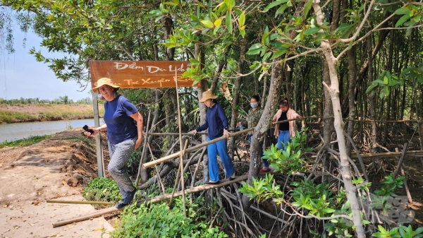 Bám đất rừng, nông dân Cù Lao Dung làm du lịch sinh thái bài bản