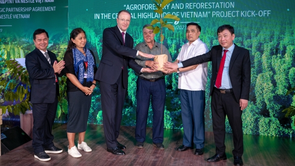 Trồng 2,3 triệu cây xanh thuộc dự án 'Sáng kiến Nông Lâm'