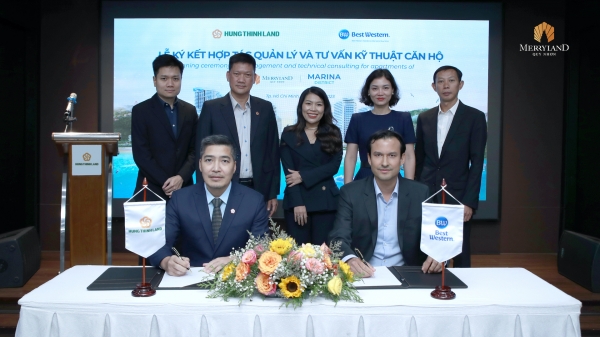 Hưng Thịnh Land ký hợp tác với Best Western quản lý dự án MerryLand Quy Nhơn