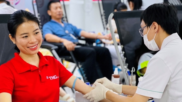 TNG Holdings Vietnam gửi 'giọt thương' vào ngân hàng máu
