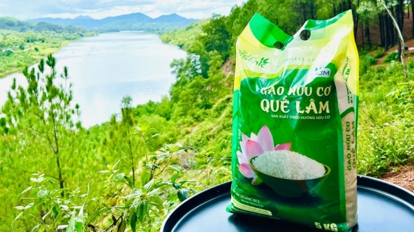Gạo hữu cơ Quế Lâm trình diễn tại Festival Quốc tế lúa gạo Việt Nam 2023