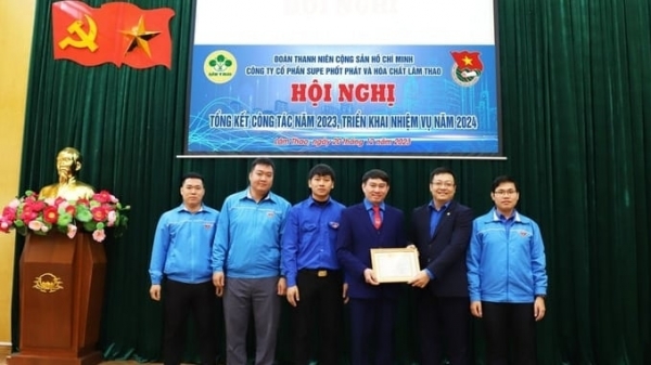 Vinachem đánh giá cao phong trào thanh niên của Phân bón Lâm Thao