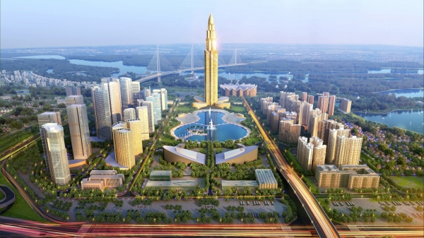 Thi tuyển phương án kiến trúc tháp 108 tầng Thành phố Thông minh Bắc Hà Nội