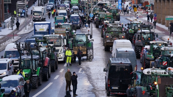 Nông dân Đức chặn đường biểu tình toàn quốc trong một tuần