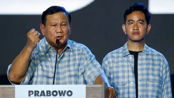 Bộ trưởng Quốc phòng Subianto tuyên bố đắc cử Tổng thống Indonesia
