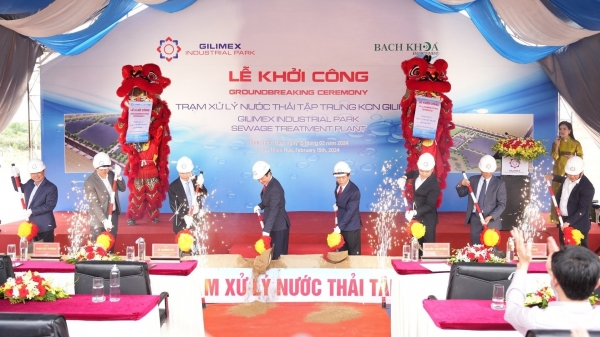 Thừa Thiên - Huế khởi công trạm xử lý nước thải tập trung 130 tỷ đồng