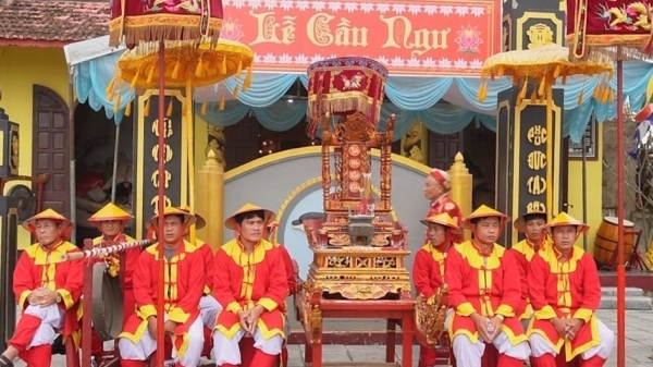 Lễ hội cầu ngư đầu năm tại làng biển Cảnh Dương