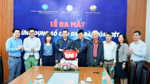 Diễn đàn tôm Việt ra mắt ứng dụng số