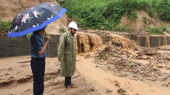 Mưa lũ gây chia cắt và thiệt hại nặng nề nông nghiệp Bình Định