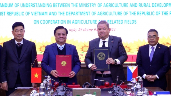 Việt Nam - Philippines tiến tới thành lập Đối tác đầu tư ngành hàng lúa gạo