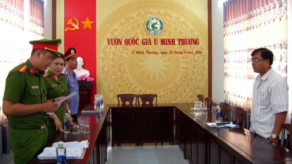 Bắt tạm giam nguyên Giám đốc Vườn quốc gia U Minh Thượng