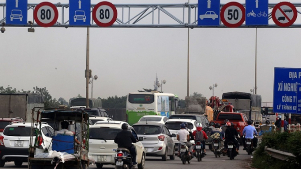 Từ 16/3, giảm tốc độ ô tô lưu thông trên cầu Thanh Trì xuống 60 km/giờ