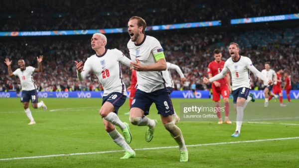 Harry Kane ghi bàn, đội tuyển Anh lần đầu vào Chung kết EURO