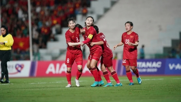 Bóng đá nữ: Thắng nhàn Campuchia, Việt Nam vào chung kết gặp Myanmar