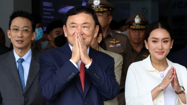 Cựu Thủ tướng Thaksin được ân xá chỉ một ngày sau khi nộp đơn