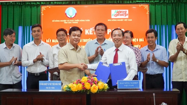 Báo Nông nghiệp Việt Nam và Sở NN-PTNT Sóc Trăng thỏa thuận hợp tác truyền thông