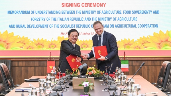 Vietnam and Italy commit to delivering high-quality agricultural products to the world