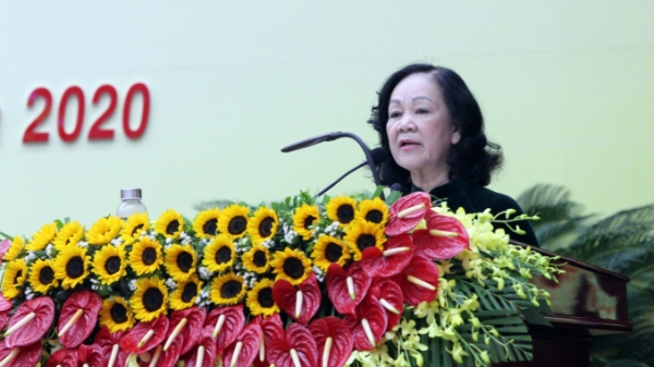 Bà Trương Thị Mai chỉ đạo Đại hội Đại biểu Đảng bộ tỉnh Quảng Nam