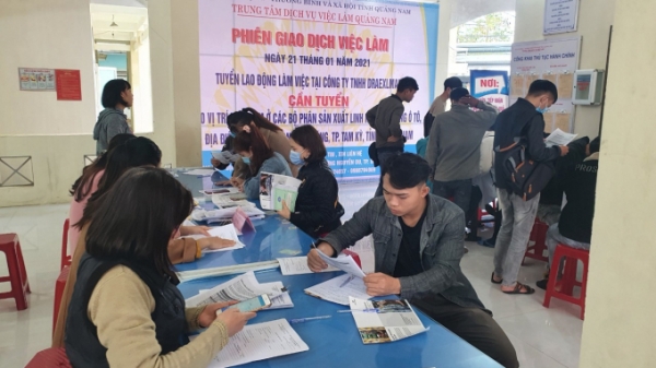 Hơn 300 việc làm trống cho người lao động ở Quảng Nam
