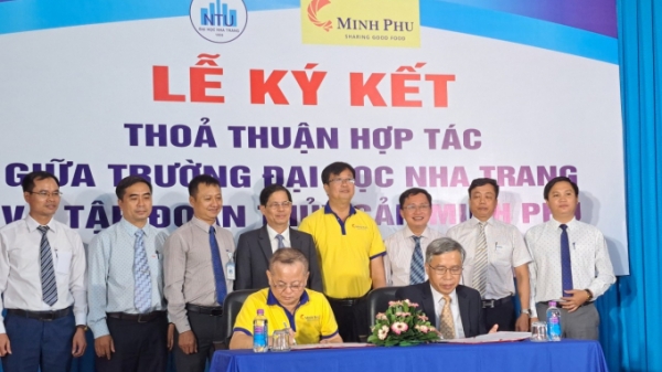 Tập đoàn Minh Phú hợp tác với Trường Đại học Nha Trang đào tạo nhân lực