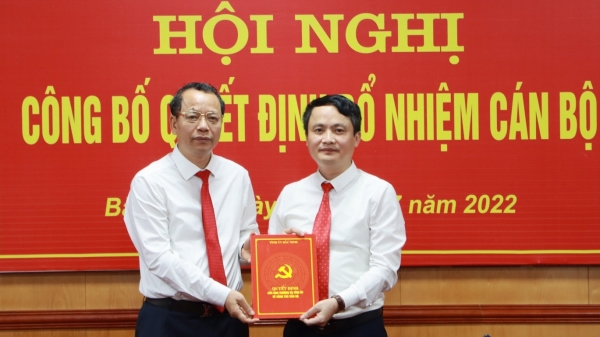 Tỉnh Bắc Ninh bổ nhiệm nhiều lãnh đạo chủ chốt